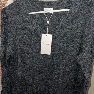 VILA Vivikka Knit V-Neck Dress